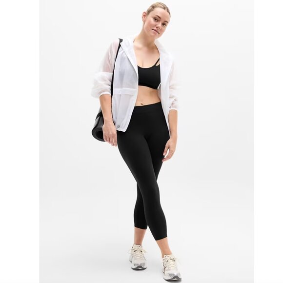 Medium, Large ATHLETA Transcend High Rise Micro Waist Stretch Leggings Black NWT - Picture 5 of 6